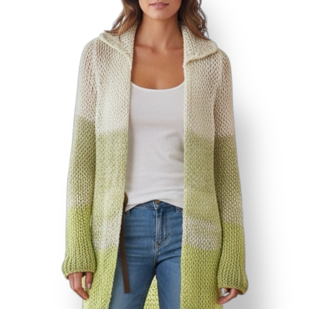 Free People Pastel Ombre Cardigan